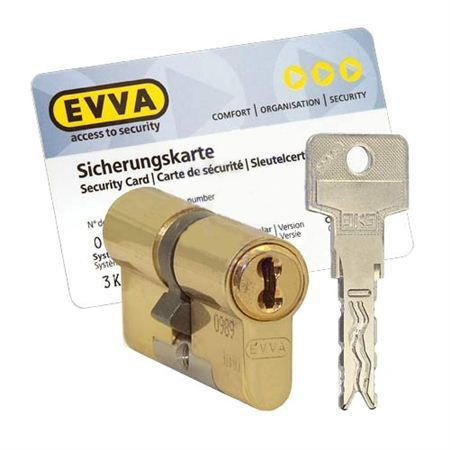 Цилиндр Evva 3KS 92 мм 36x56 ключ-ключ (латунь)