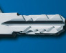 Цилиндр Evva ICS 127 мм 51x76 ключ-вертушка (латунь)